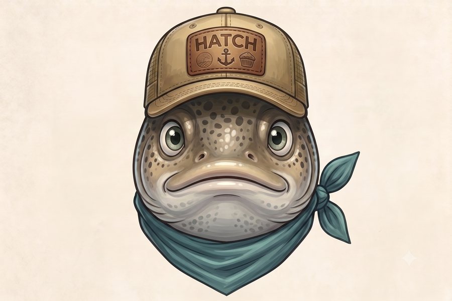 Trusty Trout concept portrait